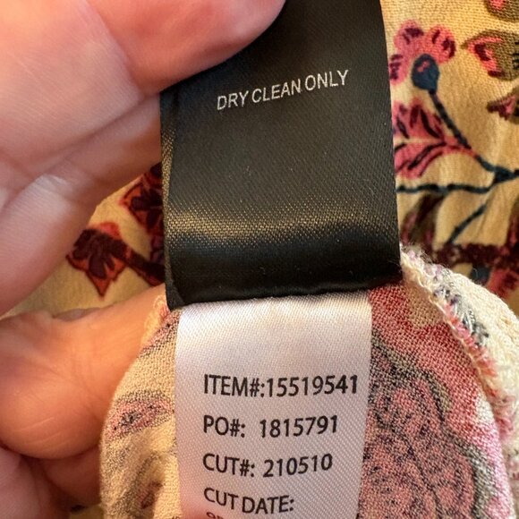 TORRID Babydoll Rayon Crepe Embroidered Lace-Up Top Plus Size 1X Boho - Picture 8 of 11